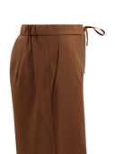 Max Mara Studio - Pantalone Lungo Mstcorone - 2616131091600-003 - Cioccolato