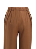 Max Mara Studio - Pantalone Lungo Mstcorone - 2616131091600-003 - Cioccolato