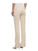 Twinset - Pantaloni Flare c/Elastico in vita - 261tp2225-07222 - Parchment