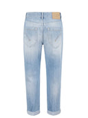 Dondup - Pantalone Icon - Dp776-Dfe286D-Lz9-Dd-800 - Blu