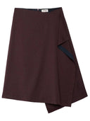 ottod'ame - gonna asimmetrica - ptm-dn6241-2356 - rouge noir