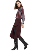 ottod'ame - gonna asimmetrica - ptm-dn6241-2356 - rouge noir