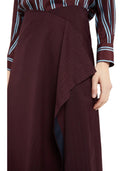 ottod'ame - gonna asimmetrica - ptm-dn6241-2356 - rouge noir