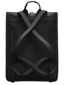 rains - zaino rolltop rucksack mini w3 - ra13330-01 - black