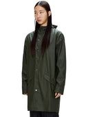rains - impermeabile long jacket w3 - ra12020-03 - green