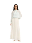 Twinset - Camicia M/L C/Sciarpa Staccabile - 261tp2790-13162 - Aqua