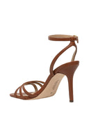 Lauren Ralph Lauren - Sandali Kendyl in pelle scamosciata con tacco - 802P10403001 - Brown