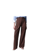 The Latest - Pantaloni Axel 3104 T0160 Popeline Fermo - Tlwd3104T0160Lntp-T0215 - Brown