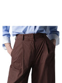 The Latest - Pantaloni Axel 3104 T0160 Popeline Fermo - Tlwd3104T0160Lntp-T0215 - Brown