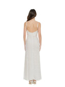 Mar De Margaritas - Riley - Abito Lungo Dritto In Crepe - Mmabw01529-Bi114 - Petitpois Ecru