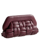 themoirè - borsa bios weaved vegan fabric - tmfw25bin120 - prune