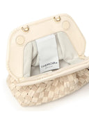 themoirè - borsa gea micro weaved pu/suede - tmfw25gmwsue81 - shell