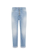Dondup - Pantalone Icon - Dp776-Dfe286D-Lz9-Dd-800 - Blu
