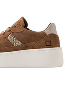 Date - Sneakers Court Platform Hairy - W431-Cp-Ha-Cu - Cuoio