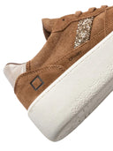 Date - Sneakers Court Platform Hairy - W431-Cp-Ha-Cu - Cuoio