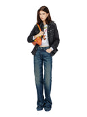 Diesel - Camicia western in denim trattato - A099660Dbdc-02-008 - Black/Denim