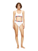 Diesel - Bralette con fascia logata - A131220Njap-100 - 100 - White