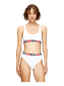 Diesel - Bralette con fascia logata - A131220Njap-100 - 100 - White
