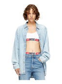 Diesel - Bralette con fascia logata - A131220Njap-100 - 100 - White