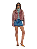Diesel - Minigonna pantaloncino in denim con doppia cintura - A23281007Eu-01-900 - Denim