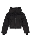 Diesel - Piumino in nylon imbottito c/cappuccio staccabile - A236950Ghbz-9Xx-001 - BLACK