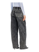 Diesel - Pantaloni da tuta effetto denim P-Stuky - A240690Efbj-65Ba-008 - Black/Denim