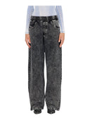 Diesel - Pantaloni da tuta effetto denim P-Stuky - A240690Efbj-65Ba-008 - Black/Denim