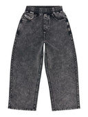 Diesel - Pantaloni da tuta effetto denim P-Stuky - A240690Efbj-65Ba-008 - Black/Denim