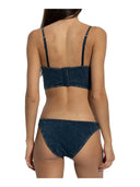Diesel - Top Sheila in denim con logo - A225490Tjbv-8Bfa - 403 - Dark/Blue