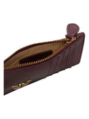 Pinko - Porta carte con zip Airone - 100251A0F1-Ww5Q - Ribes Intenso-Antique Gold