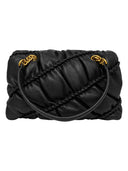 Pinko - Borsa Love Bag Mini Puff in Pelle Crinkle - 107162A0F2-Z99Q - Nero-Antique Gold