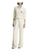 Lauren Ralph Lauren - Maglia con Zip - 200B33686002 - Mascarpone Cream