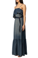 Pinko - Abito Chiarodiluna Light Flowy - 106626-A388-Pjc - Lavaggio Medio Scuro