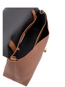 Coccinelle - Borsa Handbag Double Grainy Leather - E1Toa180101-682 - Cognac/Noir