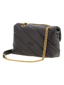 Pinko - Borsa piccola a tracolla Love Bag Puff Maxi Quilt - 100039A0F2-M12Q - Marrone Marasca-Antique Gold