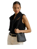 Lauren Ralph Lauren - tracolla cameryn piccola in pelle - 431982184002 - black