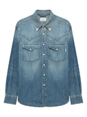 Amish - Camicia Texaco In Denim Guapo - Amx221Cu793301-C0999 - Denim