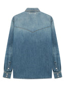 Amish - Camicia Texaco In Denim Guapo - Amx221Cu793301-C0999 - Denim