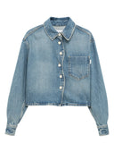 Amish - Camicia Wavy In Denim - Amd184Cs943089-C0999 - Denim
