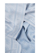 Twinset - Sciarpa Jacquard Lurex Loghi - 261ta4253-13269 - Jacq.Ts Topazio Azzurro