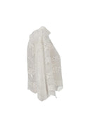 Twinset - Blusa Manica 3/4 in Macramé - 261tp2900-00059 - Madreperla