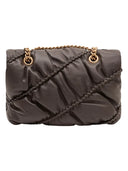 Pinko - Borsa Love Bag Mini Puff in Pelle Crinkle. - 107162A0F2-M12Q - Marrone Marasca-Antique Gold