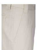 The Latest - Pantaloni D-Alek 3100 T0176 Gabardina - Tlwd3100T0176Abtp-T0343 - Cream