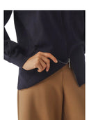 Max Mara MM - Cardigan Mmlginnasta - 2626346047600-004 - Blu Marino