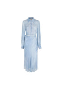 Ermanno Firenze - Abito Con Cintura - D48EQ047CCEB5-MF156-00156 - Denim Medio