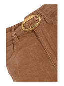 Twinset - Pantalone Largo Con Cintura - 262Tt2361-13127 - Nut