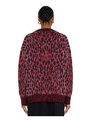 Laneus - Cardigan Over Maculato - F6Lawoca128-040 - Rosso