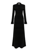 Laneus - Abito Long In Jacquard - F6Lawokd146-110 - Nero