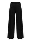 Laneus - Pantaloni Wool Trousers Wide Leg - F6Lawopa190-110 - Nero