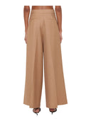 Laneus - Pantaloni Wool Trousers Wide Leg - F6Lawopa192-178 - Cammello